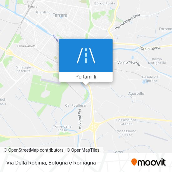 Mappa Via Della Robinia