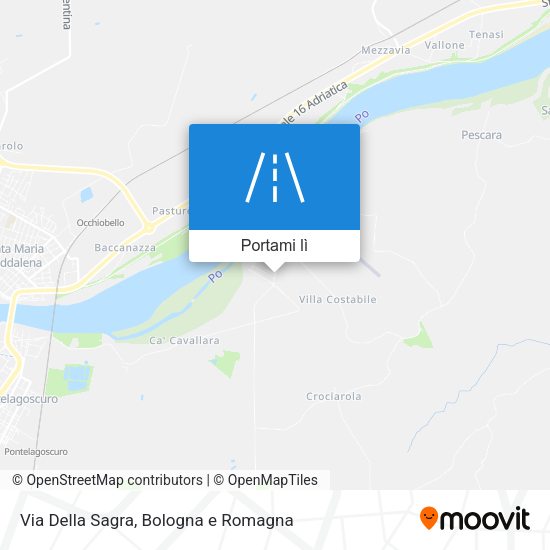Mappa Via Della Sagra