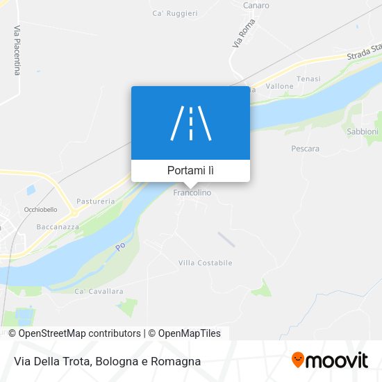 Mappa Via Della Trota