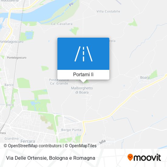 Mappa Via Delle Ortensie
