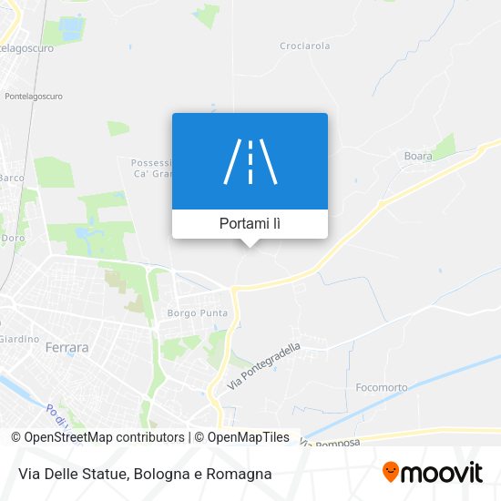Mappa Via Delle Statue