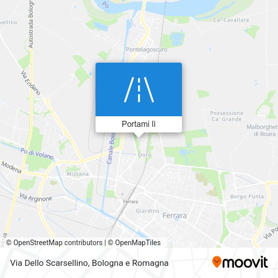 Mappa Via Dello Scarsellino