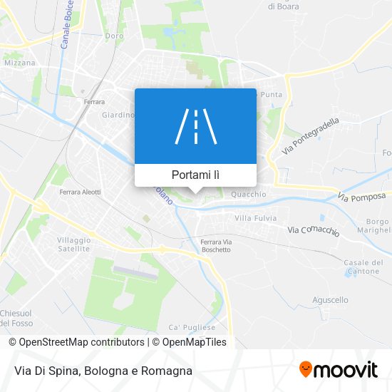 Mappa Via Di Spina