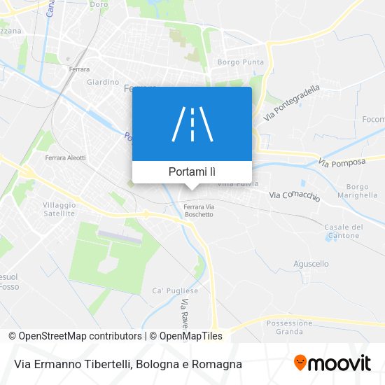 Mappa Via Ermanno Tibertelli
