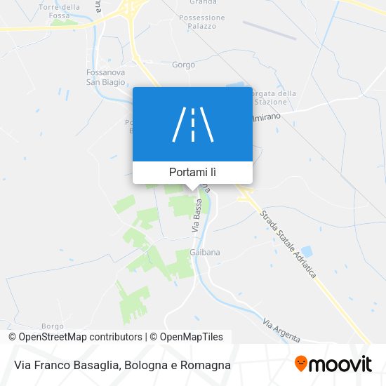 Mappa Via Franco Basaglia