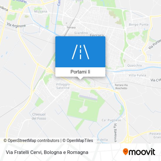 Mappa Via Fratelli Cervi