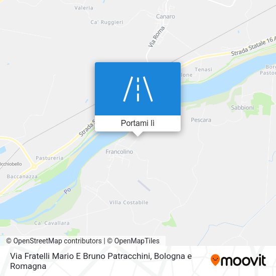 Mappa Via Fratelli Mario E Bruno Patracchini