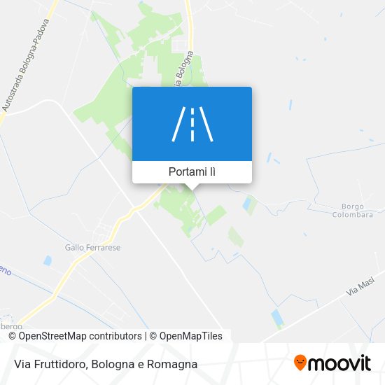 Mappa Via Fruttidoro