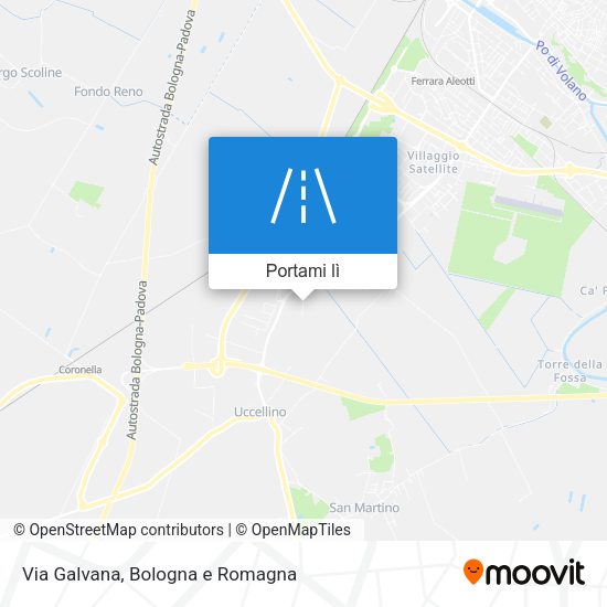 Mappa Via Galvana