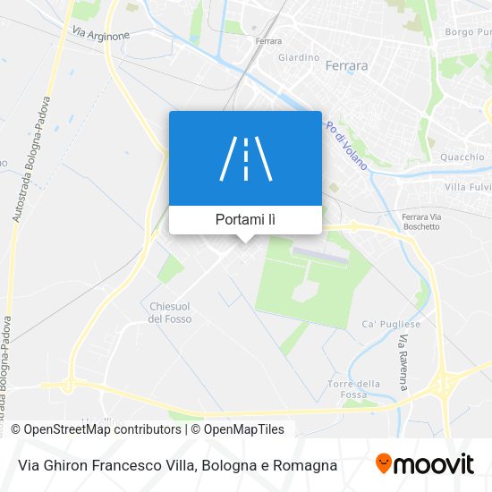 Mappa Via Ghiron Francesco Villa