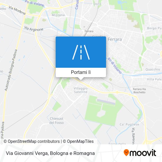 Mappa Via Giovanni Verga