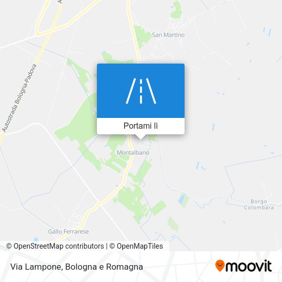 Mappa Via Lampone
