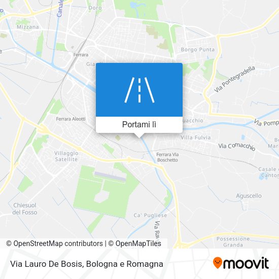 Mappa Via Lauro De Bosis