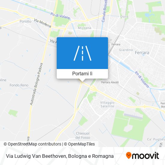 Mappa Via Ludwig Van Beethoven