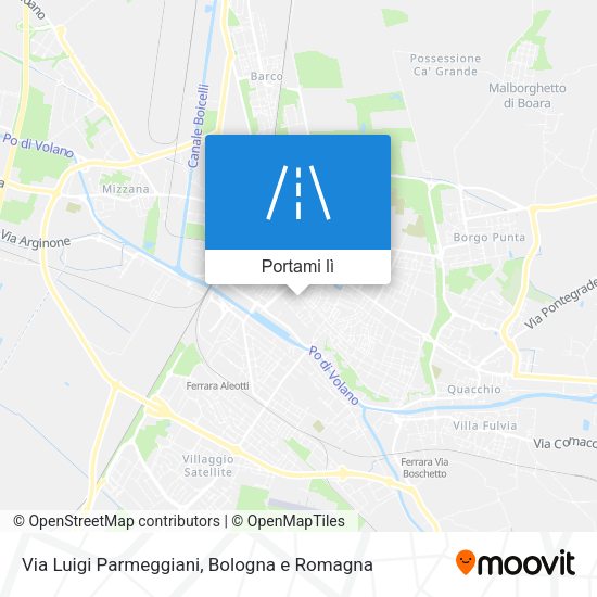 Mappa Via Luigi Parmeggiani