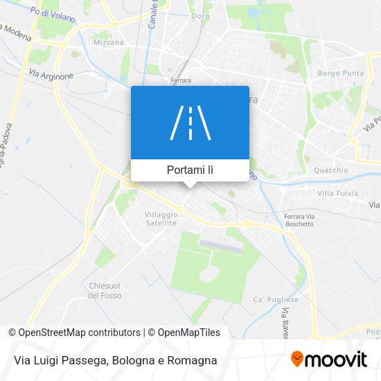 Mappa Via Luigi Passega