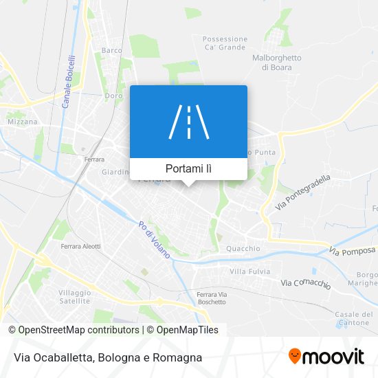 Mappa Via Ocaballetta