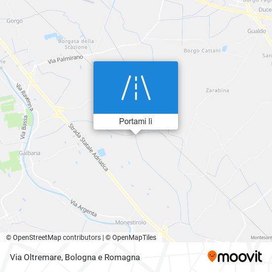 Mappa Via Oltremare