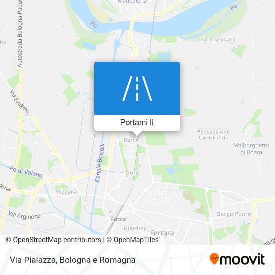 Mappa Via Pialazza