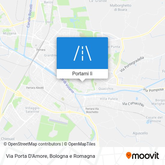 Mappa Via Porta D'Amore