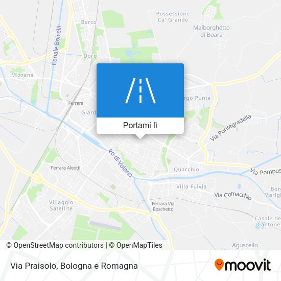 Mappa Via Praisolo