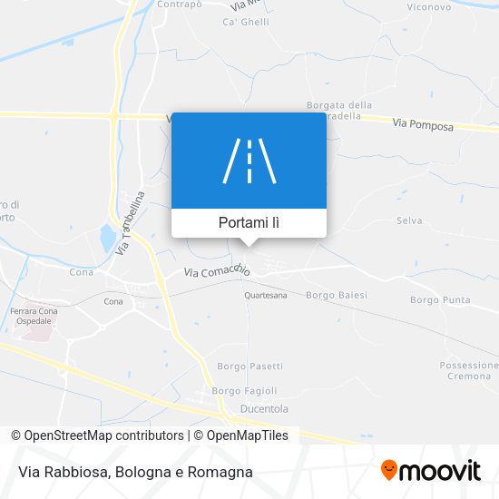 Mappa Via Rabbiosa