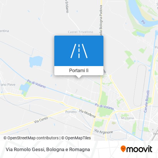 Mappa Via Romolo Gessi