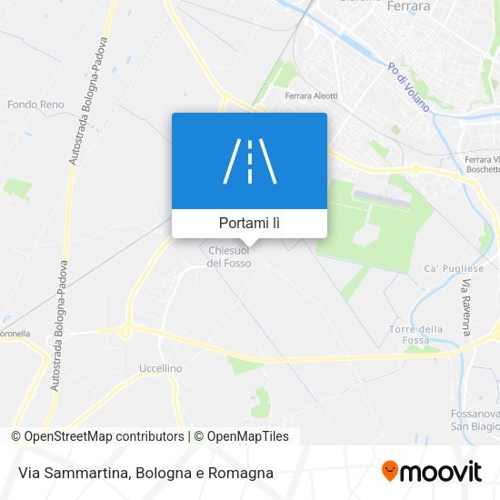 Mappa Via Sammartina
