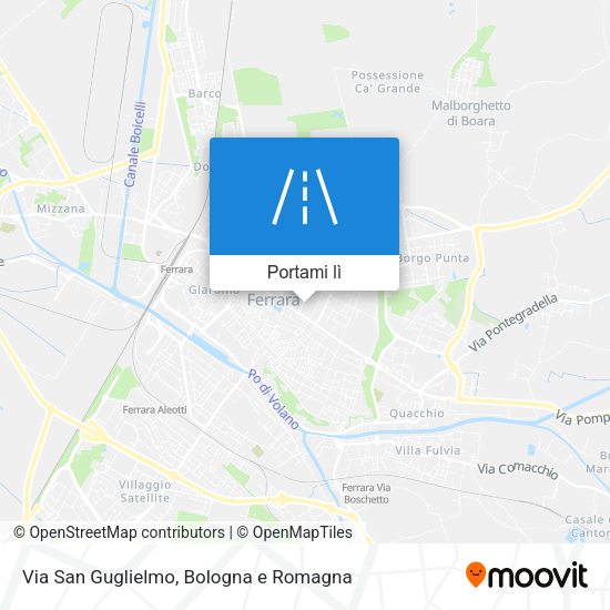Mappa Via San Guglielmo