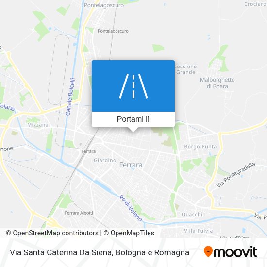 Mappa Via Santa Caterina Da Siena