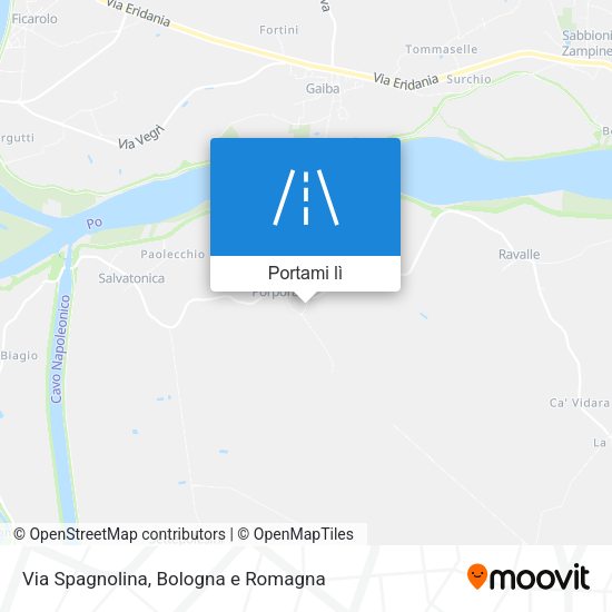 Mappa Via Spagnolina