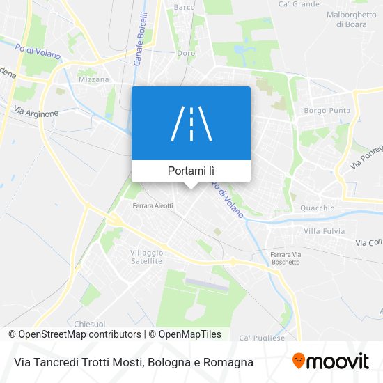 Mappa Via Tancredi Trotti Mosti