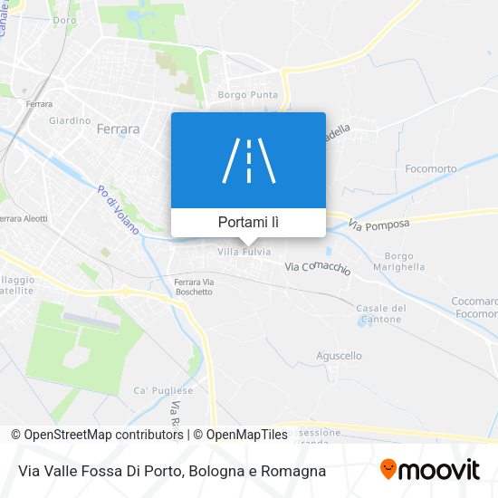 Mappa Via Valle Fossa Di Porto