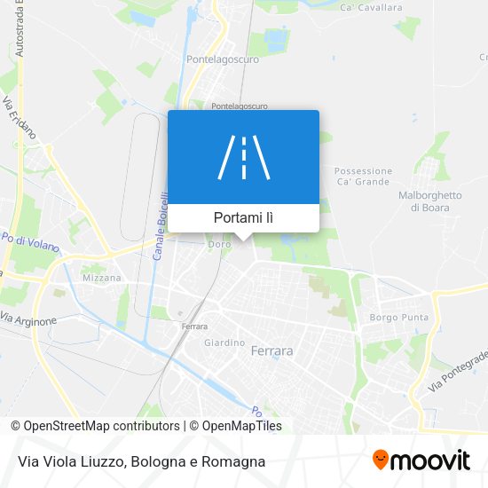 Mappa Via Viola Liuzzo