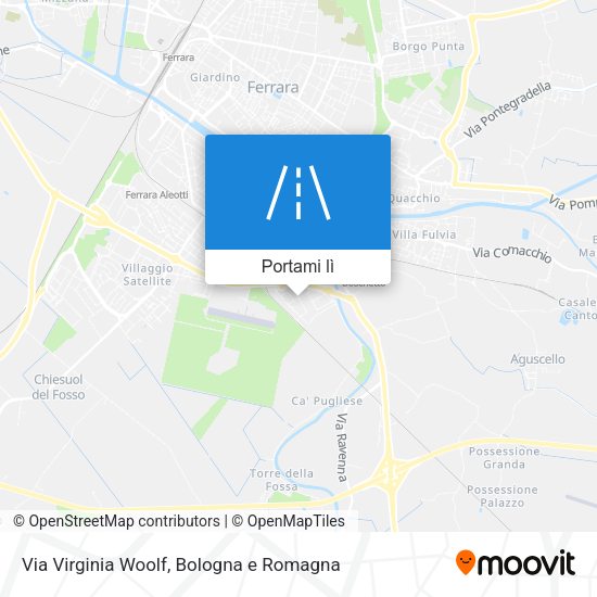 Mappa Via Virginia Woolf