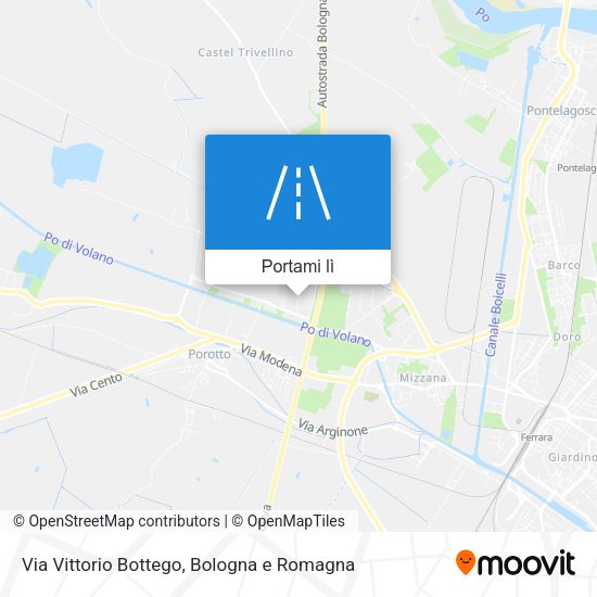 Mappa Via Vittorio Bottego