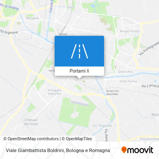 Mappa Viale Giambattista Boldrini