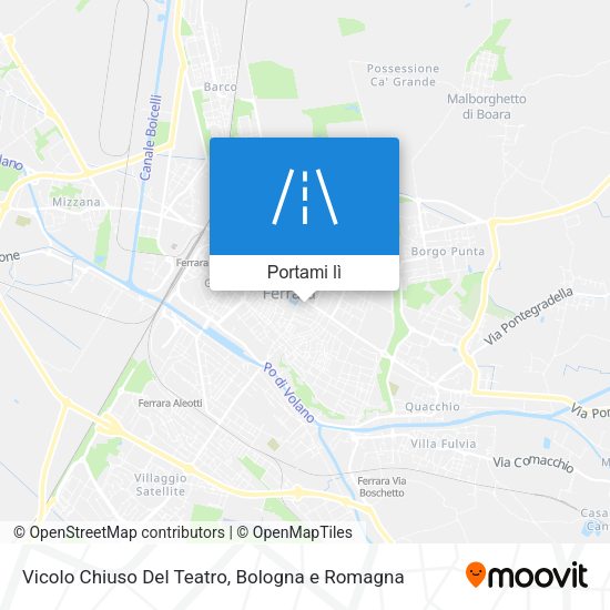 Mappa Vicolo Chiuso Del Teatro