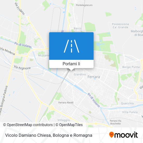 Mappa Vicolo Damiano Chiesa