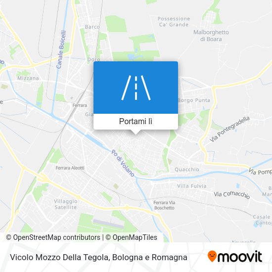 Mappa Vicolo Mozzo Della Tegola
