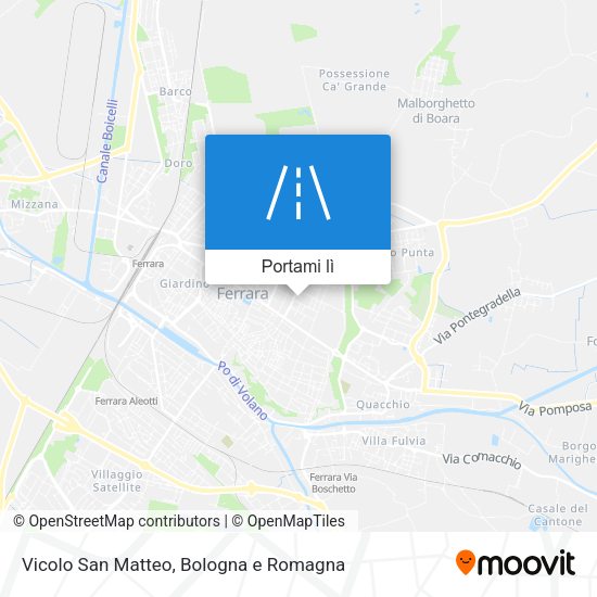 Mappa Vicolo San Matteo