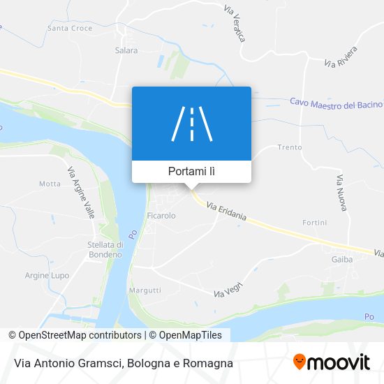 Mappa Via Antonio Gramsci