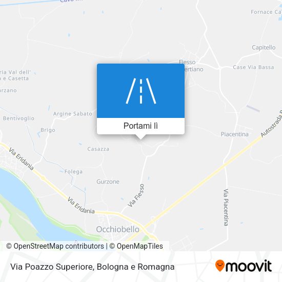 Mappa Via Poazzo Superiore