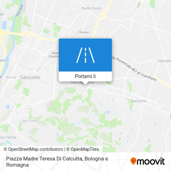 Mappa Piazza Madre Teresa Di Calcutta