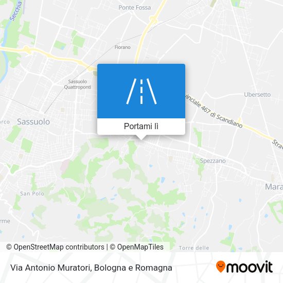 Mappa Via Antonio Muratori