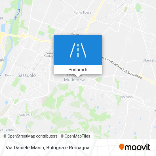 Mappa Via Daniele Manin