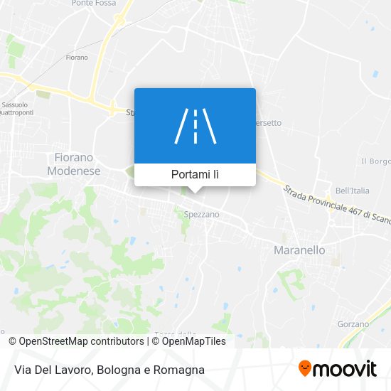 Mappa Via Del Lavoro