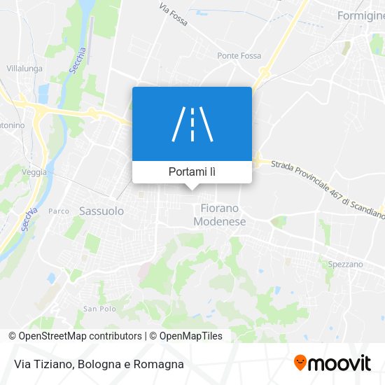 Mappa Via Tiziano