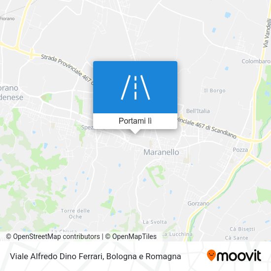 Mappa Viale Alfredo Dino Ferrari