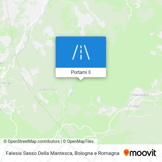 Mappa Falesia Sasso Della Mantesca